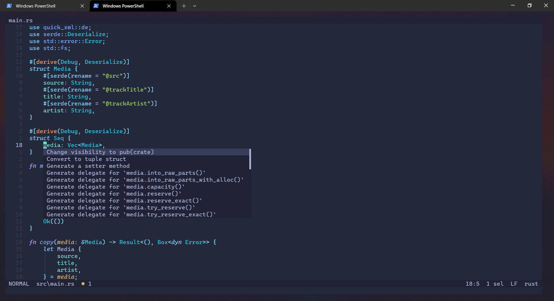 Code Actions